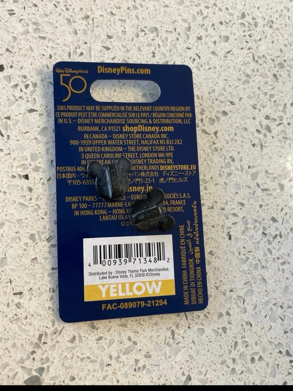 Disney trading pin